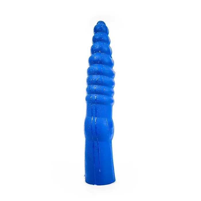 All Black Dildos | All Blue - Anaal Dildo - 33 x 6 cm - Blauw