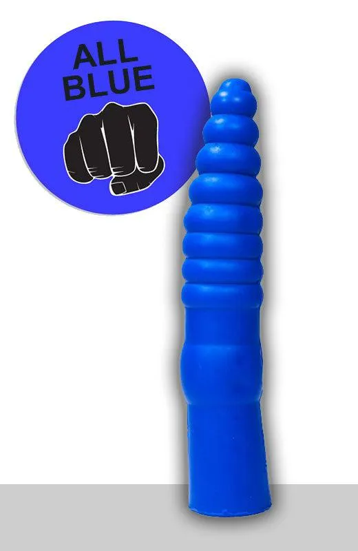 All Black Dildos | All Blue - Anaal Dildo - 33 x 6 cm - Blauw