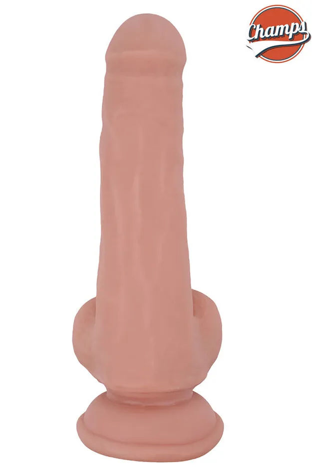 Champs Dildos | Champs - Hunky - Dual Density Dildo - 20 x 4 cm - Lichte Huidskleur