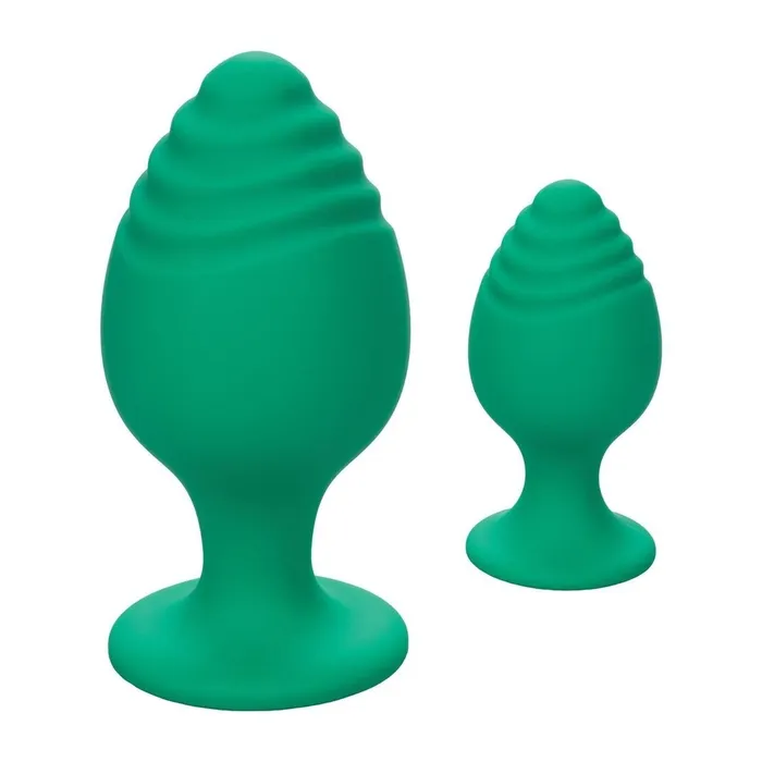 Cheeky ButtPlug Set Silicone Medicale Verde Calexotics Anal