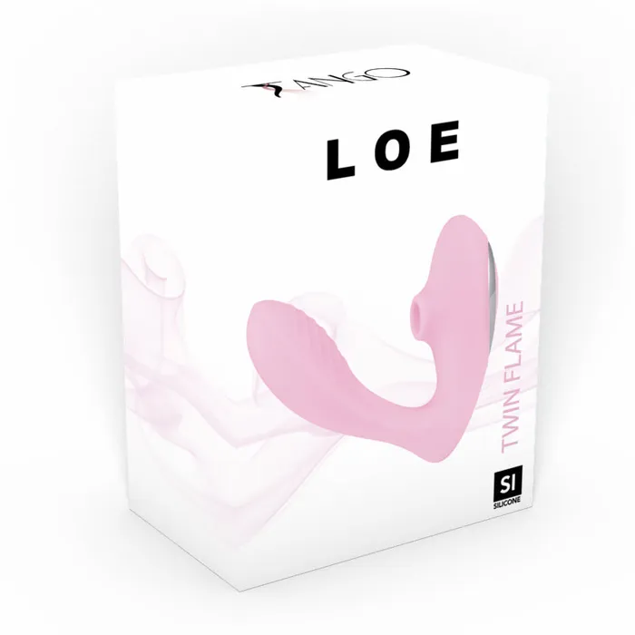 Eden Novelties Female Sex Toys LOE Twin Flame Dual Clitoral and Gspot Stimulator