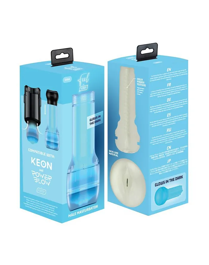 Kiiroo Kiiroo - FeelGlow Stroker - Masturbator - Glow-in-the-dark | Male Sex Toys