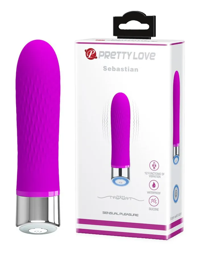 Pretty Love Vibrators | Pretty Love - Sebastian  - Mini Vibrator - Roze