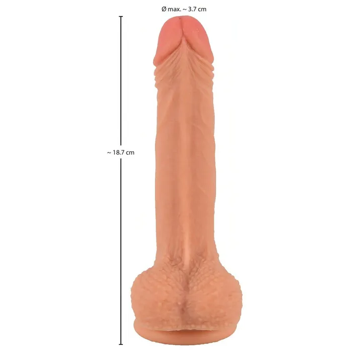 RealistiXXX Dildos | Fallo in Silicone Real Nature Boy 18.7 cm - Rosa Carne