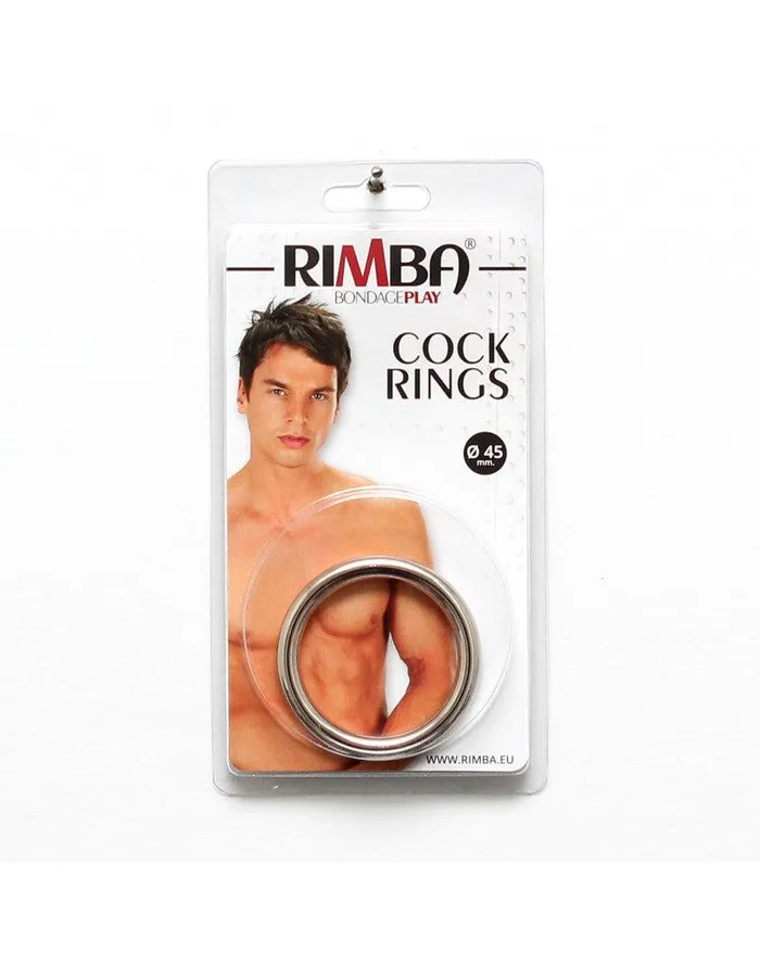 Rimba Bondage Play - Gegoten Metalen Cockring 8 mm dik - 6 Verschillende Diameters | Rimba Bondage Play Couples