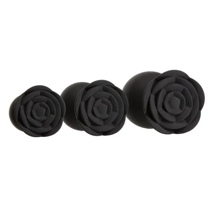 Roses Til`Dawn Silicone Anal Plug Set | BMS Enterprises Anal