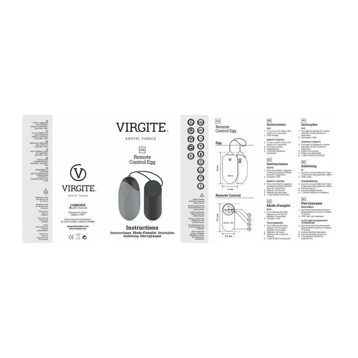 Vibrators | Uovo Vibrante Virgite Rosa - Virgite