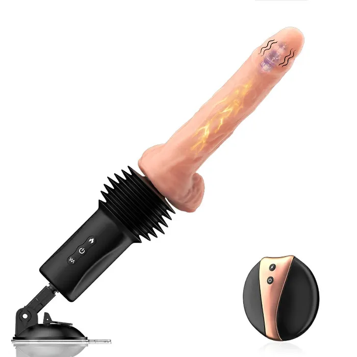 6 In 1 Thrusting Heating Sex Machine with Realistic Dildo Lovetoyshub Female Sex Toys