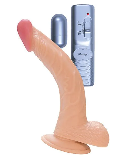 All American Whopper 8in Vib. Flesh | Nasstoys Dildos