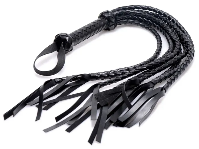 Anal 8 Tail Braided Flogger XR Brands Strict