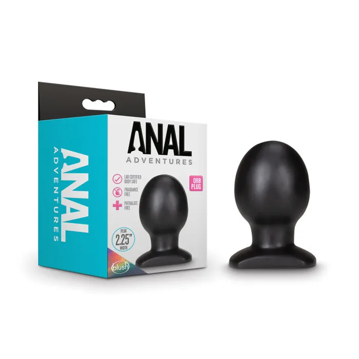 Anal Adventures Orb Plug Blackbl15185 Blush Novelties Anal