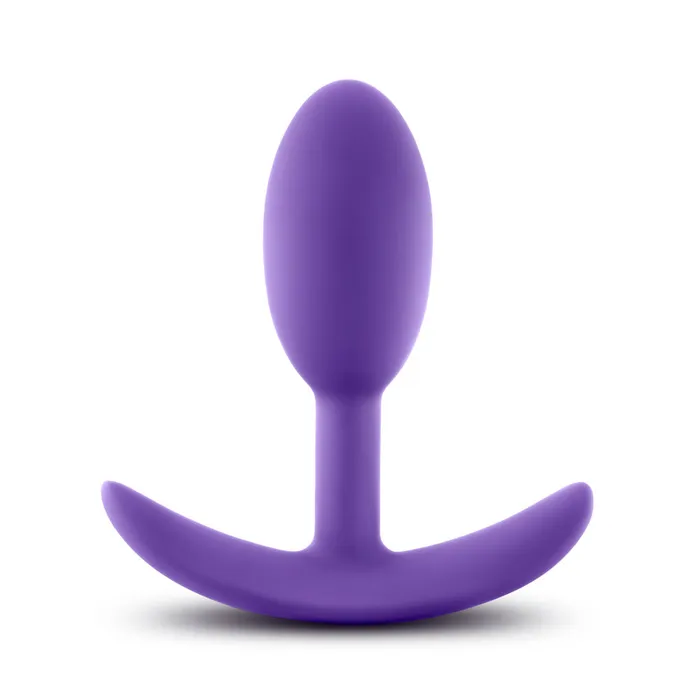 Anal Blush Luxe Wearable Vibra Slim Plug Small Purple