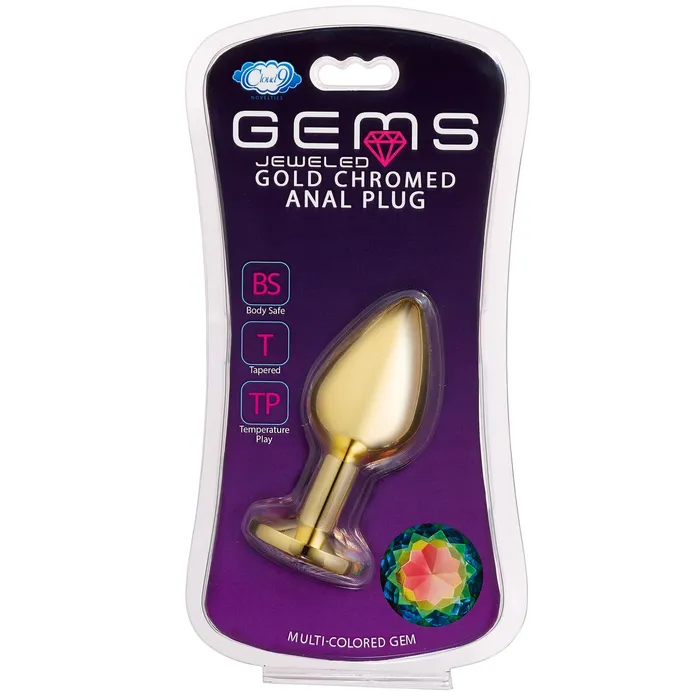 Anal | Cloud 9 Novelties Cloud 9 Gems Gold Anal Plug