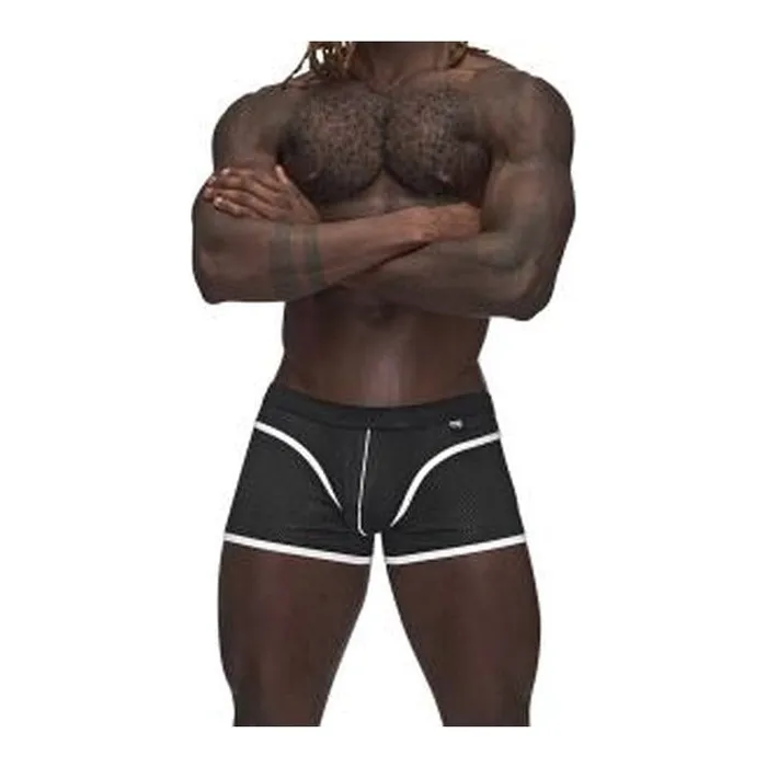 Anal Male Power Male Power Sport Mesh Mini Short Black