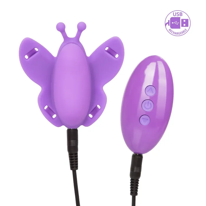 Anal | Venus Butterfly Silicone Remote Wireless Micro  Butterfly - CalExotics