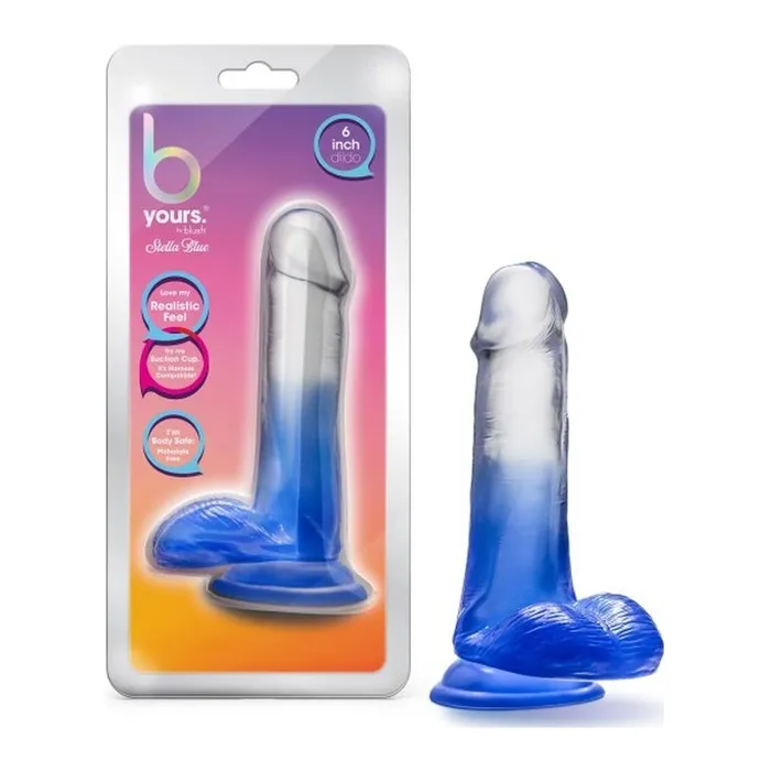 B Yours Dildos B Yours Morning Dew 6in Dildo Stella Blue