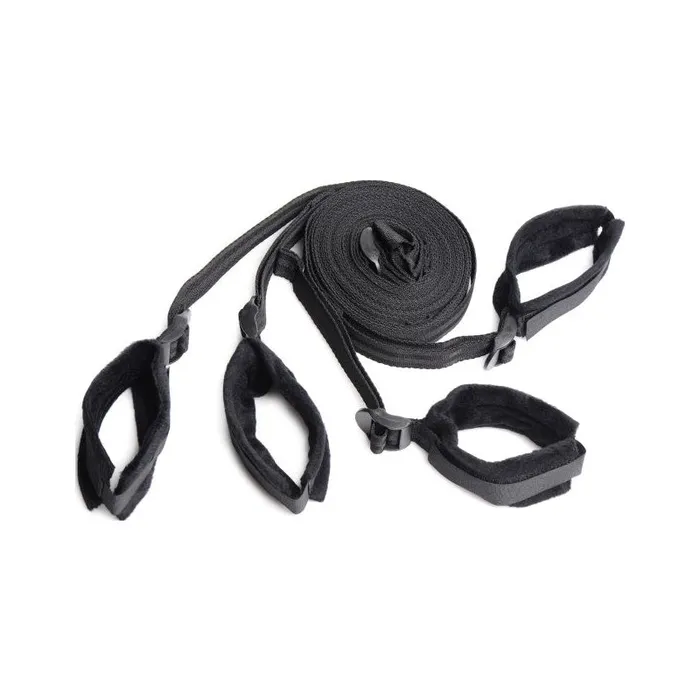 Bed Restraint Bondage Kit Black | Strict Anal