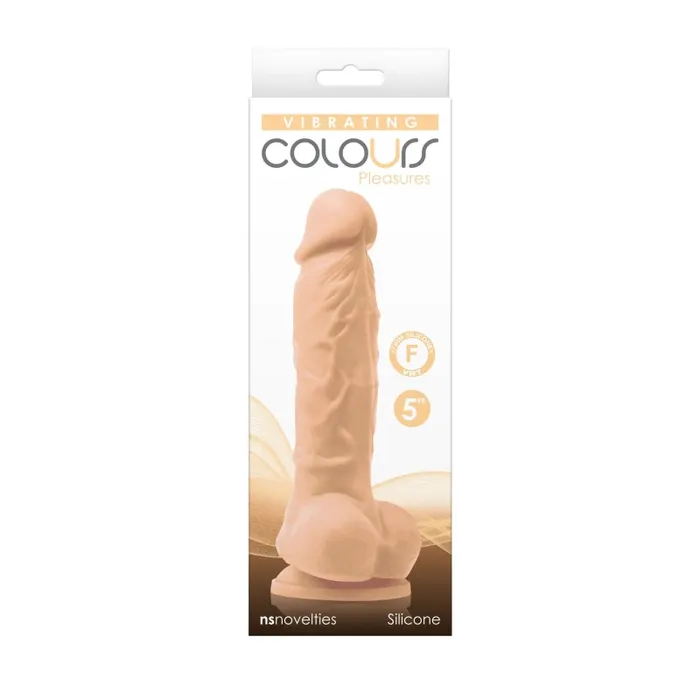 Bewicked Dildos | Colours - Pleasures - Vibrating - 5 Inch Dildo -  White