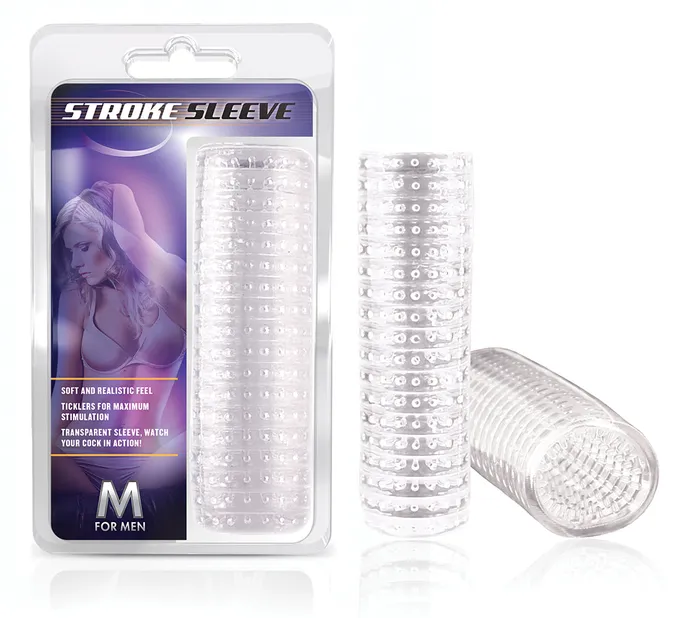 Blush M for Men Stroke Sleeve - Clear | Male Sex Toys