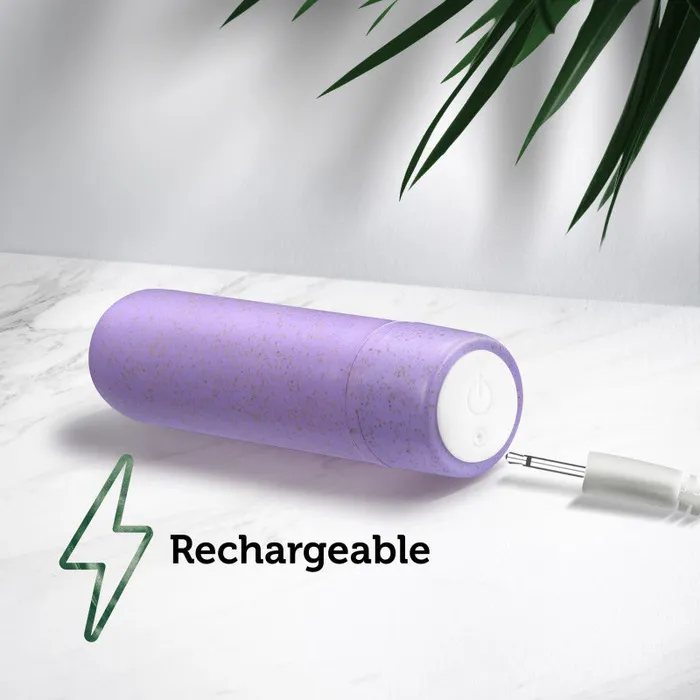 Blush Novelties Female Sex Toys | Gaia Eco Rechargeable Bullet - Lilac Purple USB Rechargeable Bullet