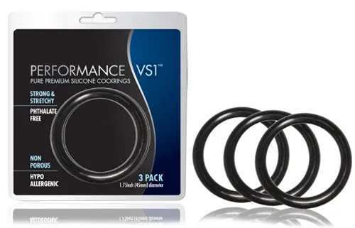 Blush Novelties Performance Rings Vs1 Black Anal