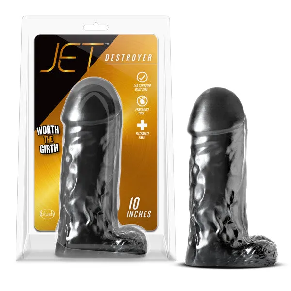 Blush Novelties Vibrators Jet Destroyer Carbon Black Metallic