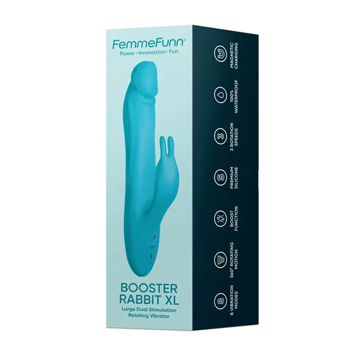 Booster Rabbit XL - Turquoise | Femme Funn Vibrators