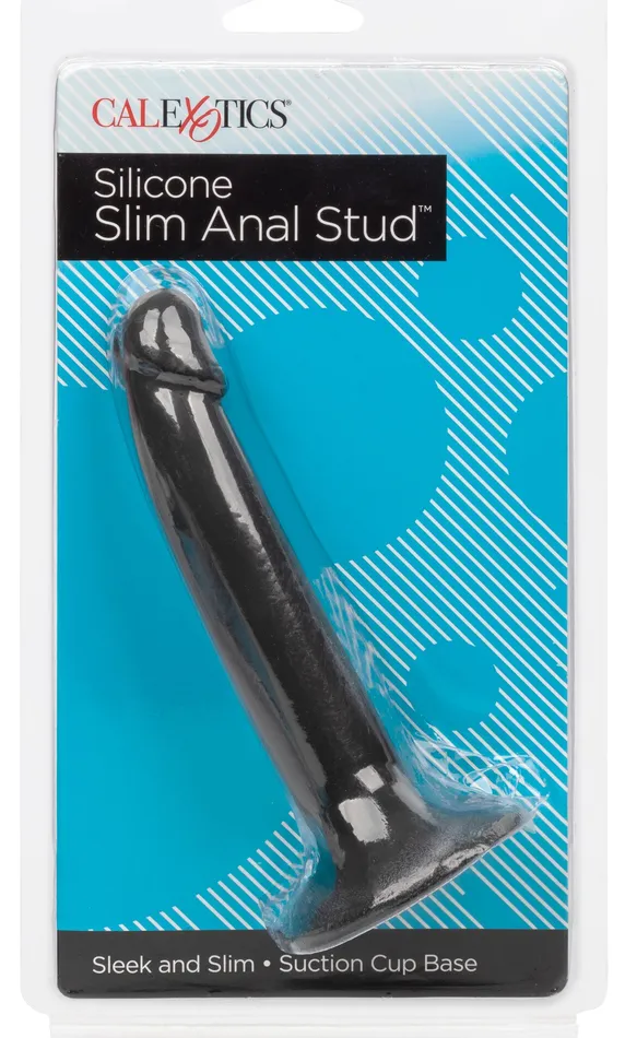 CalExotics Anal Silicone Slim Anal Stud Black