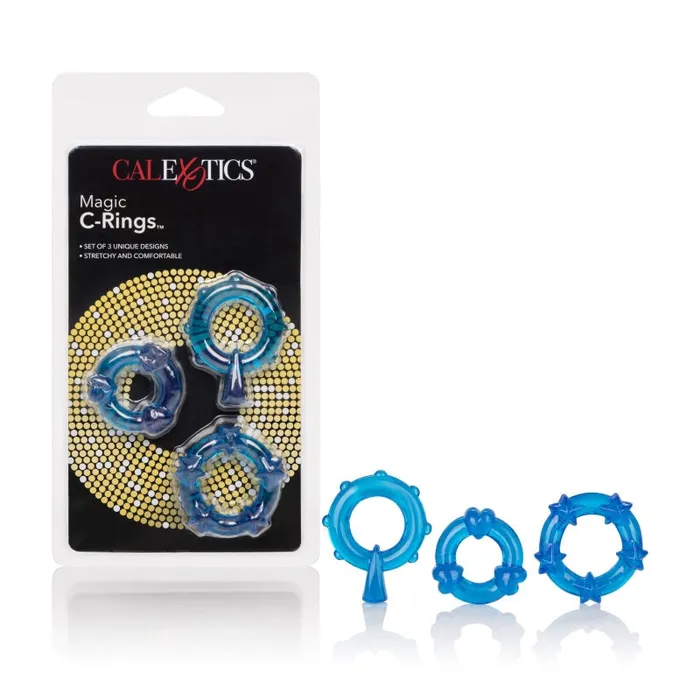 CalExotics Vibrators | Magic C-Rings - Blue