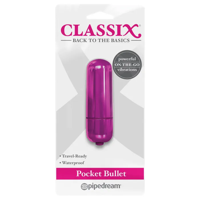 Classix Pocket Bullet Pink Pipedream Vibrators