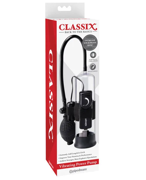 Classix Vibrating Power Pump Pipedream Male Sex Toys