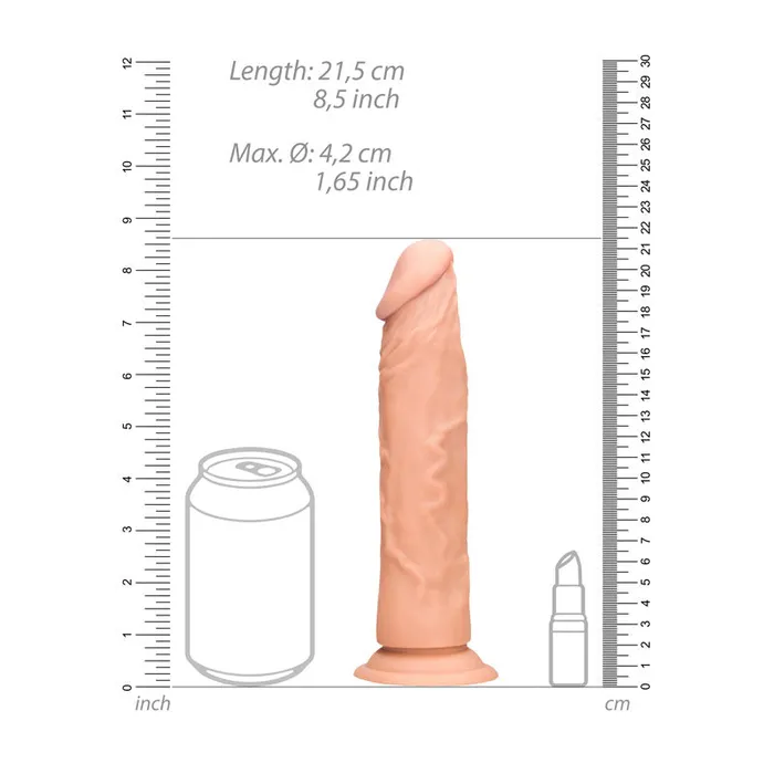 Dildos | Shots Toys REALROCK 8'' Realistic Dildo - Flesh 20.3 cm Dong