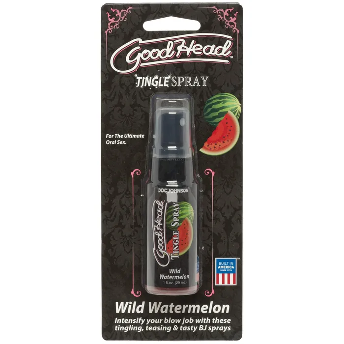 Doc Johnson Vibrators Goodhead Tingle Spray 1 Fl Oz Wild Watermelon