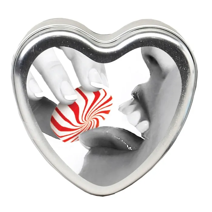 Edible Heart Candle Mint 4 Oz Earthly Body Anal