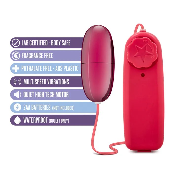 Female Sex Toys | Blush Novelties B Yours Power Bullet - Cerise