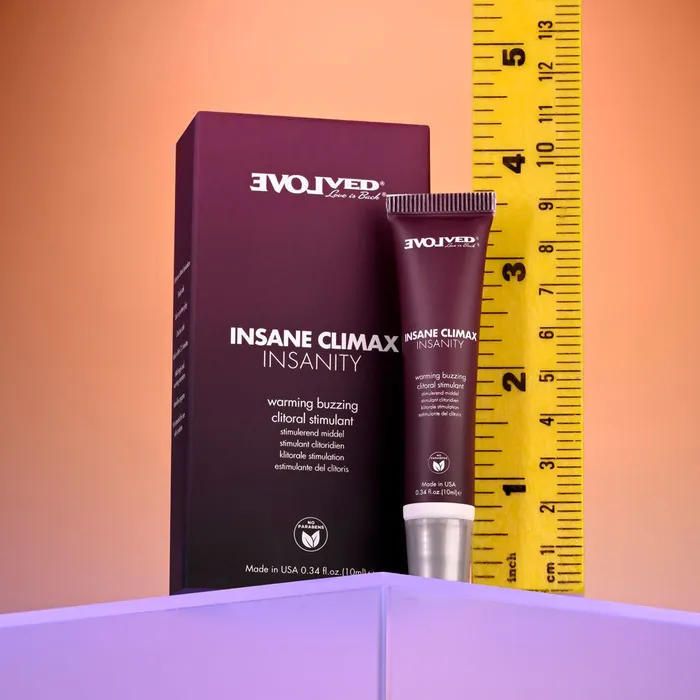 Female Sex Toys | Evolved INSANE CLIMAX - INSANITY - Warming Buzzing Clitoral Stimulation Gel - 10 ml - Evolved