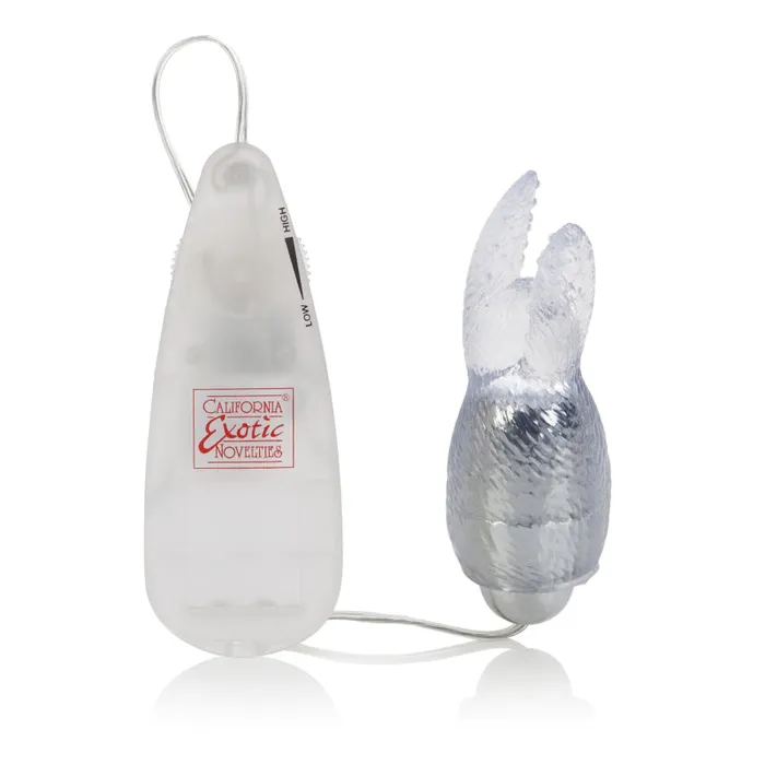 Female Sex Toys | Pocket Exotics Snow Bunny Bullet - Clear - CalExotics