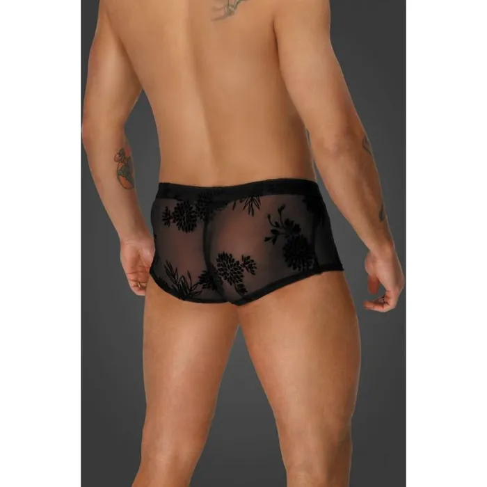 Flock Embroidery ShortShorts Noir Vibrators