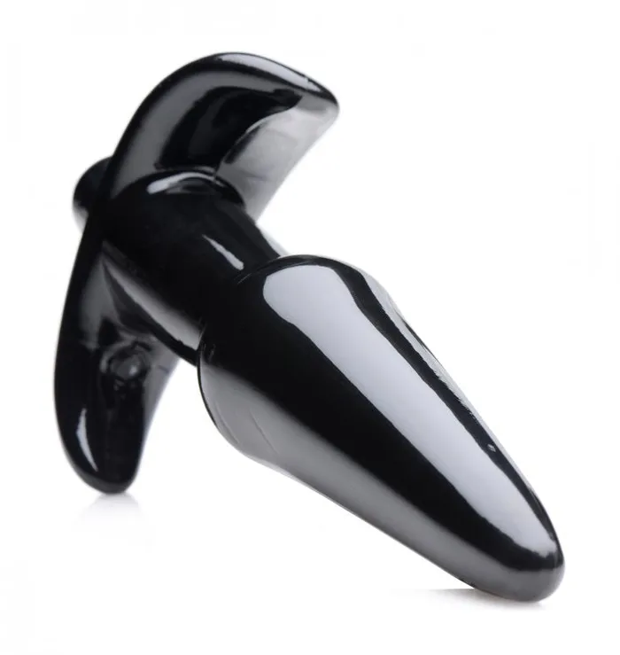 Frisky Thrilling Noir Smooth Vibrating Anal Plug Black | XR Brands Anal