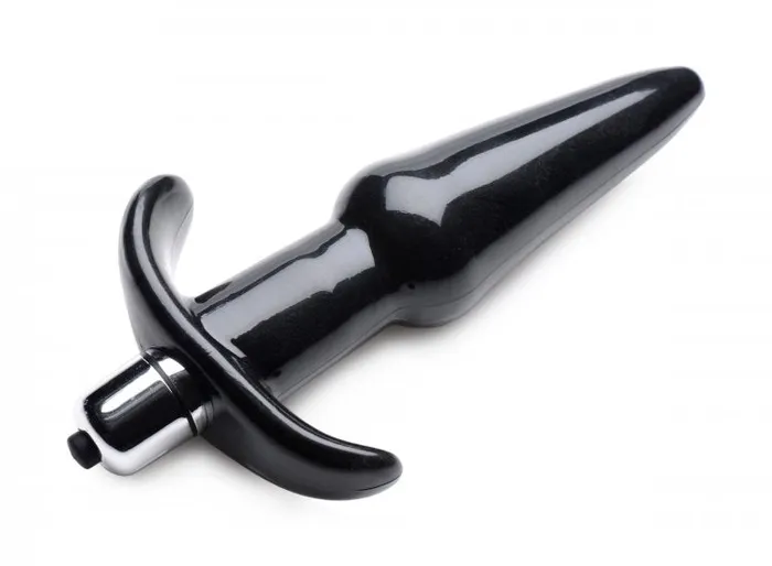 Frisky Thrilling Noir Smooth Vibrating Anal Plug Black | XR Brands Anal