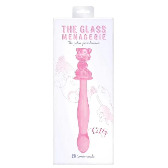 Glass Menagerie - Kitty Dildo - Pink | Icon Brands Dildos