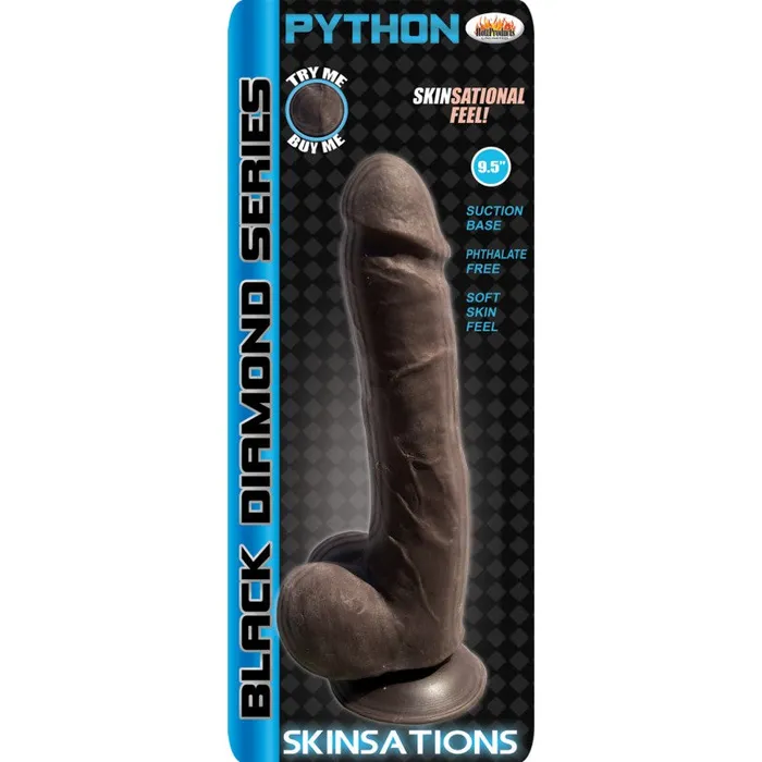 HOTT Products Anal | Skinsations Python 9.5 Black Diamond Series