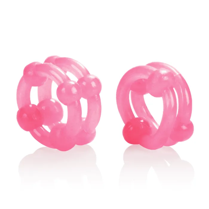 Island Rings Double Stacker Pink CalExotics Vibrators