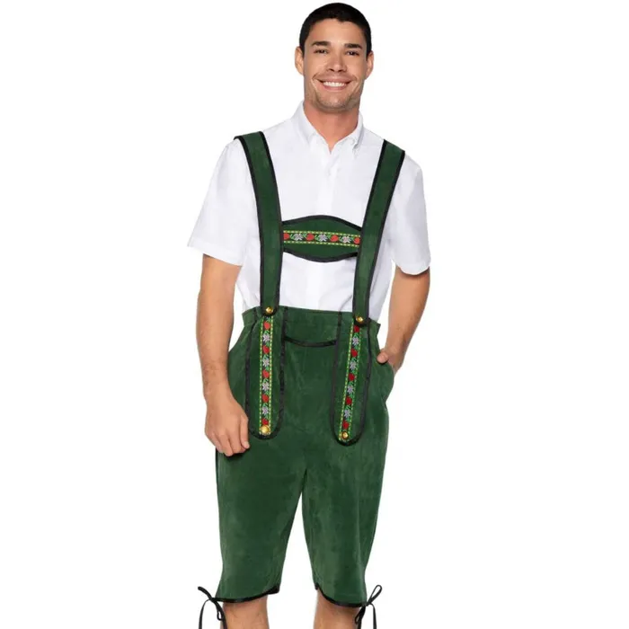 Leg Avenue Female Sex Toys Mens Beerfest Lederhosen Oktoberfest Costume XLarge Green