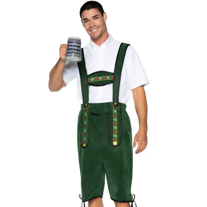 Leg Avenue Female Sex Toys | Men's Beerfest Lederhosen Oktoberfest Costume -  X-Large - Green