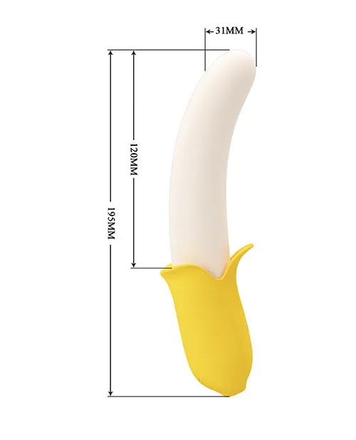 Liaoyang Baile Health Care Produ Vibrators | Pretty Love Banana Geek Thrusting Vibrator - Yellow