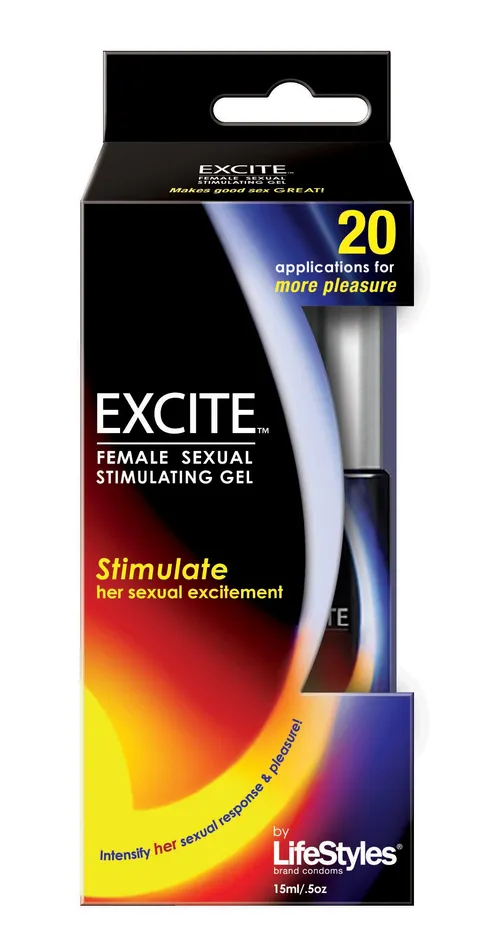 Lifestyles Excite Female Sexual Stimulating Gel 15 ml 05 Oz Lifestyle Condoms Enhancers