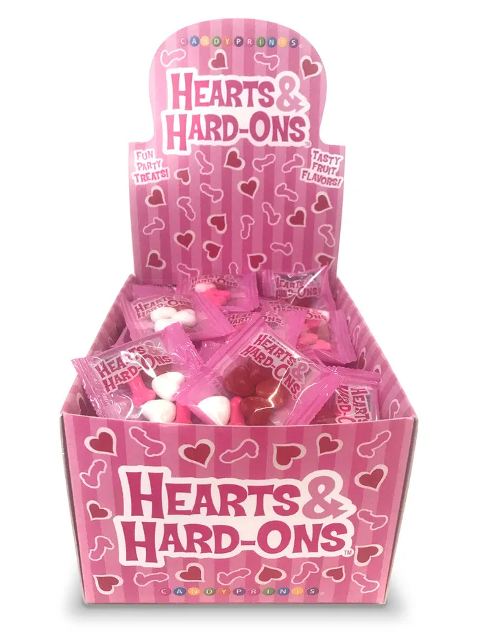 Little Genie Dildos Box of Hearts Hard Ons 32g bags