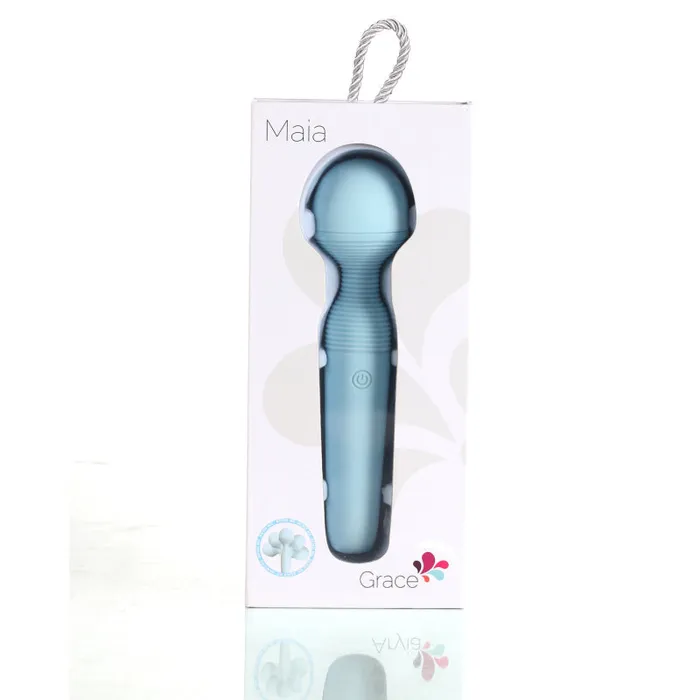 Maia Toys Vibrators | Grace Bendable Vibrating Pleasure Wand - Blue