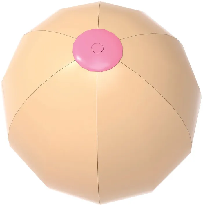 Male Sex Toys HOTT Products Big Boobie Beach Ball